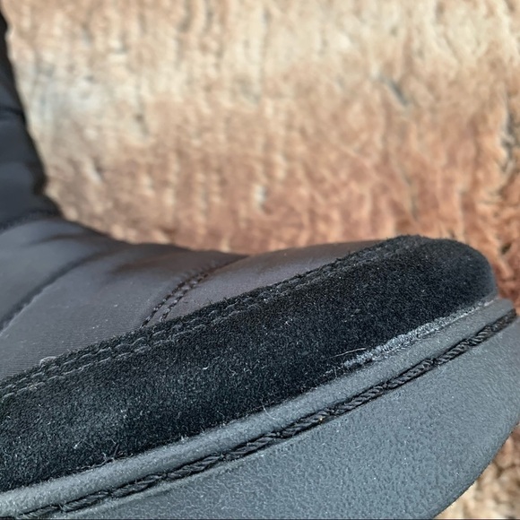 Zodiac Portman Black Water Repellent Quilted Puffer Bootie - Picture 6 of 8